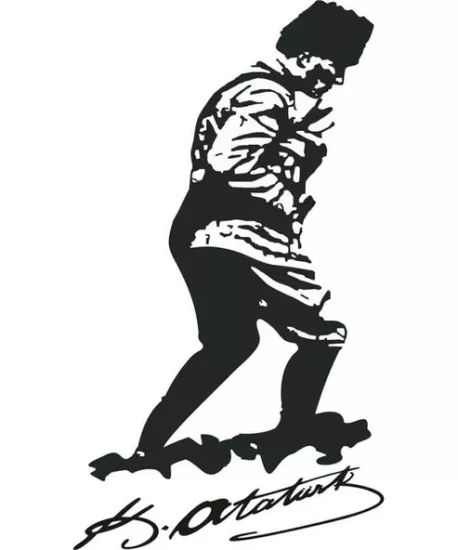 Ce-Ka Mustafa Kemal Atatürk Kocatepe Araç Sticker
